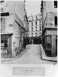 Rue Maitre Albert (vom Place Maubert) Paris, 1858-78
